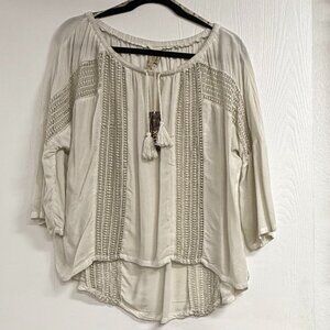 XCVI Women's Masani Top In Sand Size S